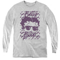 Betty Boop Summer Shades Athletic Heather Youth Long Sleeve T-Shirt