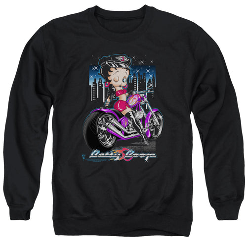 Betty Boop City Chopper Crewneck Sweatshirt