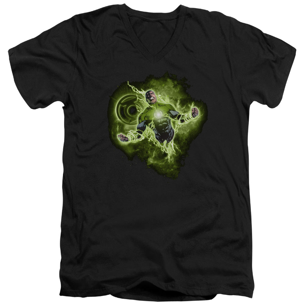 Green Lantern Lantern Nebula V-Neck T-Shirt