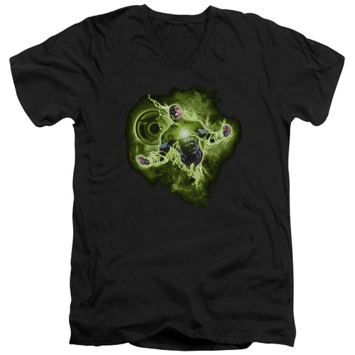 Green Lantern Lantern Nebula V-Neck T-Shirt