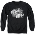 The Princess Bride Not a Witch Black Crewneck Sweatshirt