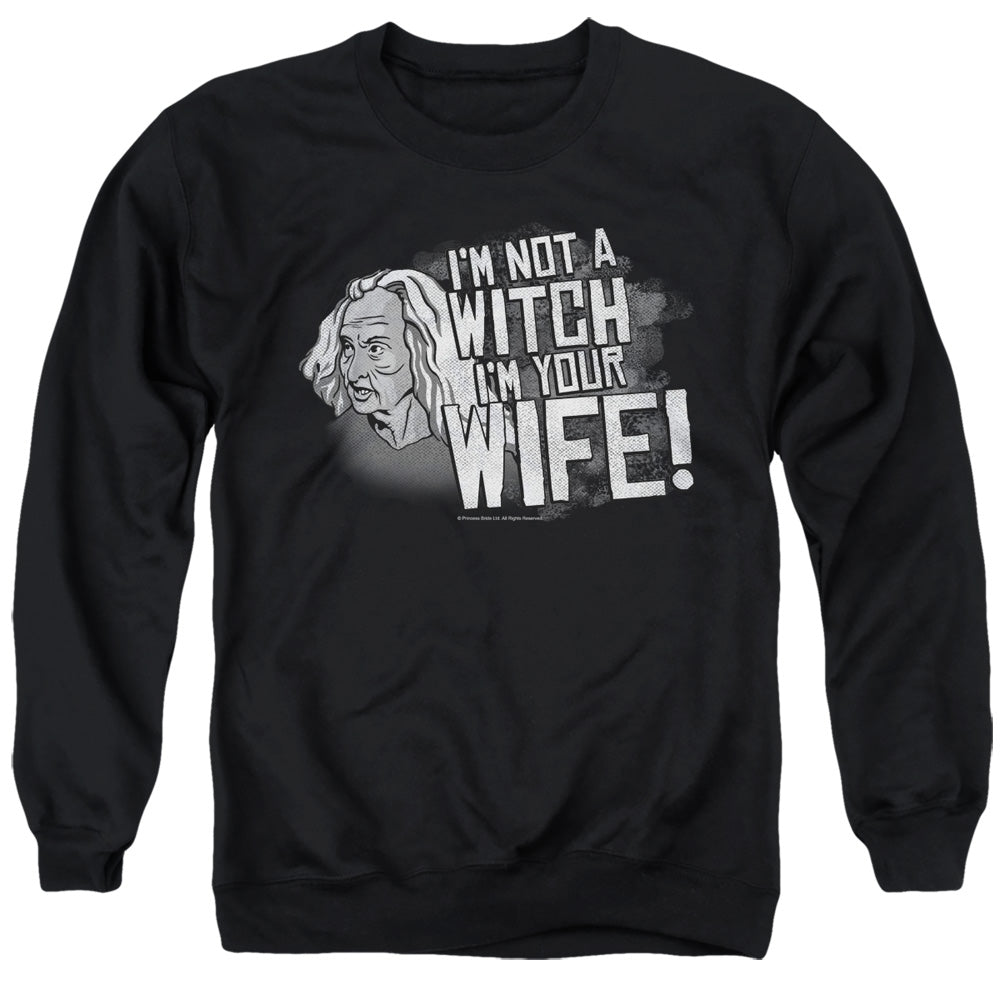 The Princess Bride Not a Witch Black Crewneck Sweatshirt