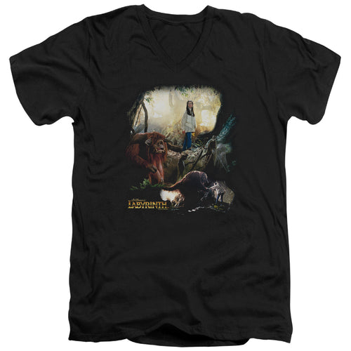 Labyrinth Sarah & Ludo V-Neck T-Shirt