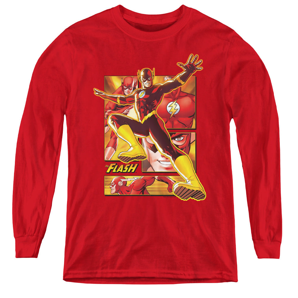 Justice League Flash Youth Long Sleeve T-Shirt