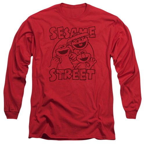 Sesame Street Group Crunch Long Sleeve T-Shirt