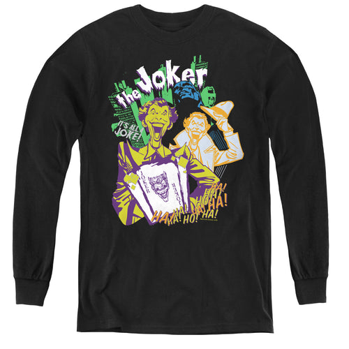 Batman Its All A Joke Youth Long Sleeve T-Shirt