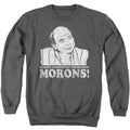 The Princess Bride Morons Charcoal Crewneck Sweatshirt