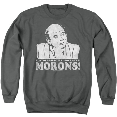 The Princess Bride Morons Charcoal Crewneck Sweatshirt