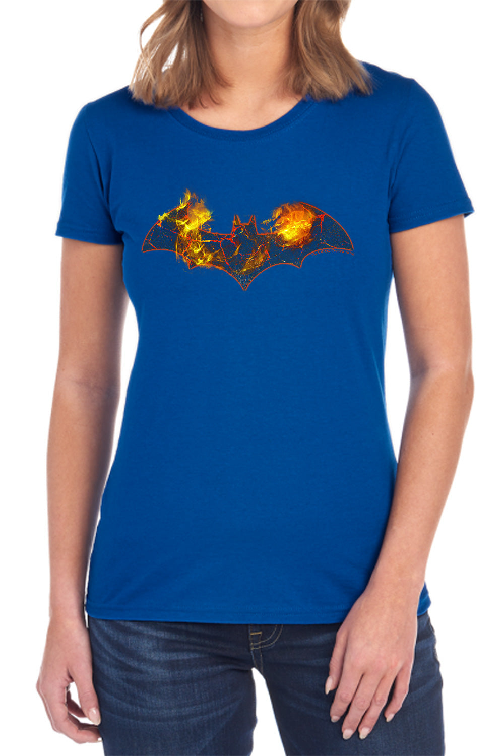Batman Molten Logo Womens T-Shirt