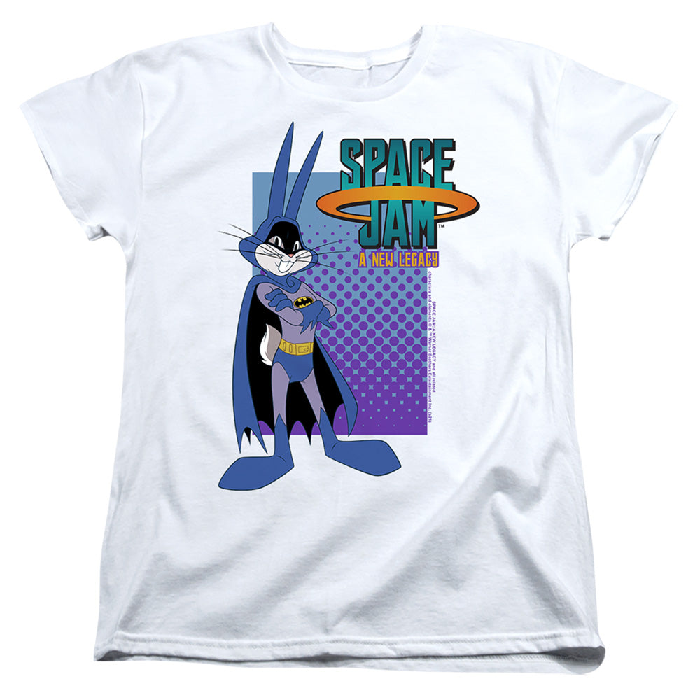 Space Jam Bugs Batman Womens T-Shirt