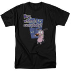 Courage the Cowardly Dog Where Is Everybody T-Shirt