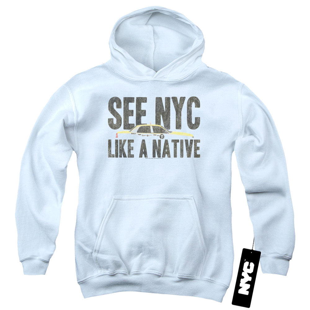 New York City Like a Native Youth Hoodie
