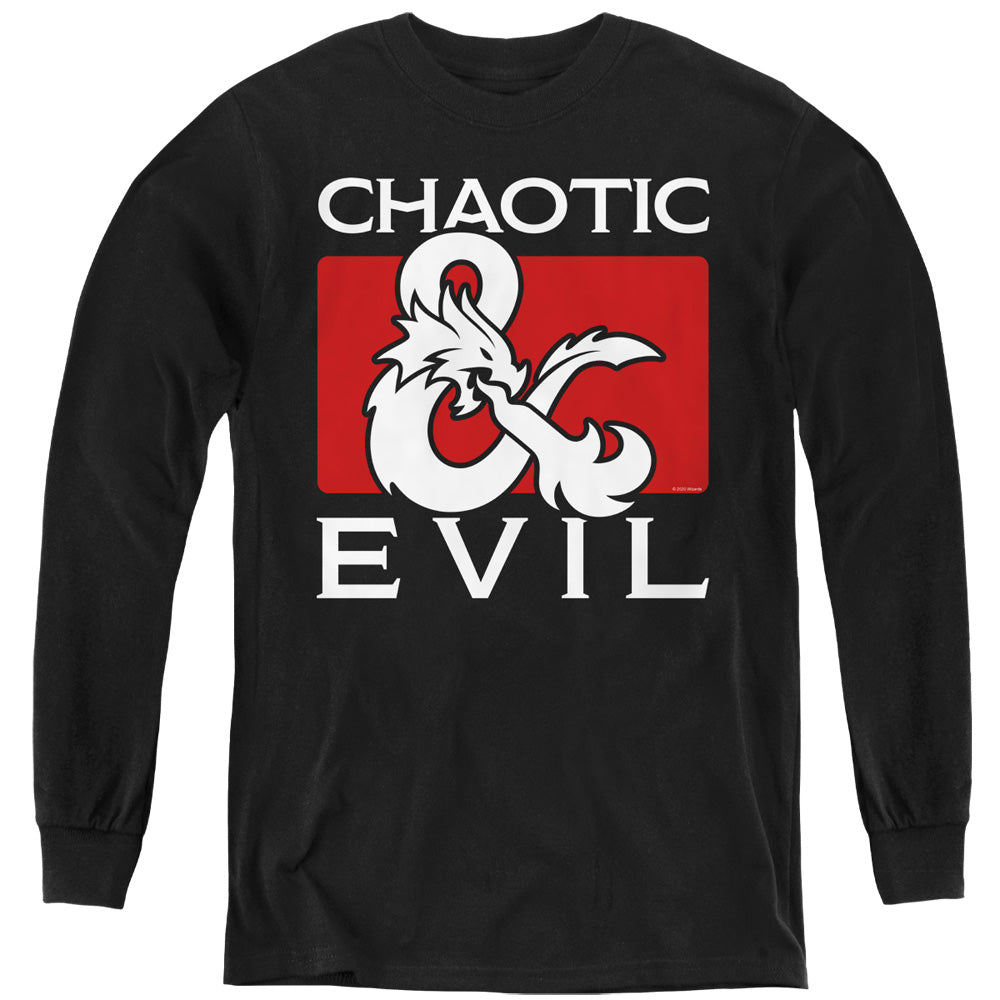 Dungeons & Dragons Chaotic Evil Youth Long Sleeve T-Shirt