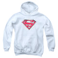 Superman Hastily Drawn Shield Youth Hoodie