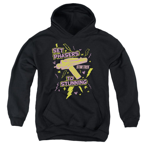 Star Trek Set Phasers to Stunning Youth Hoodie