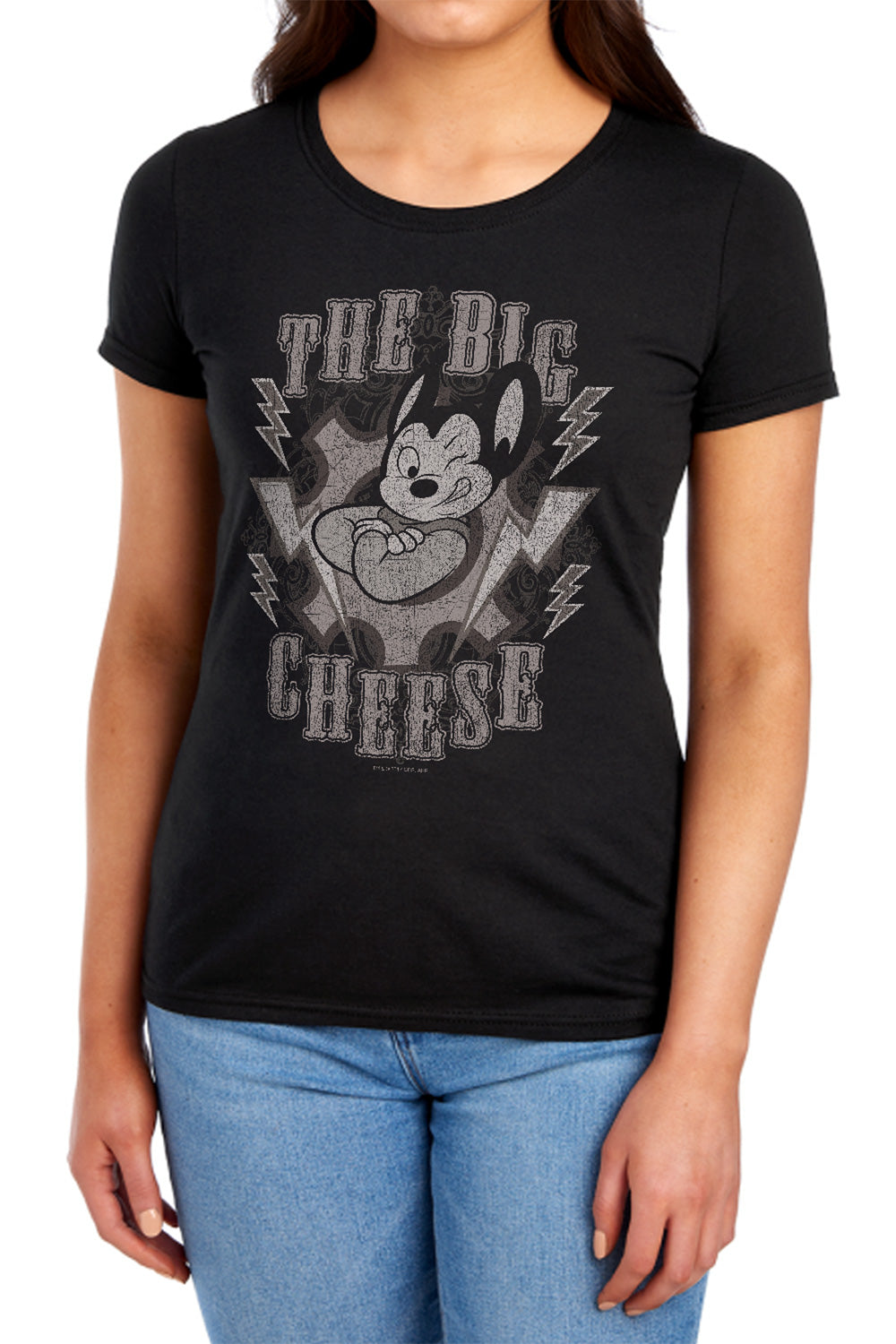 Mighty Mouse The Big Cheese Womens T-Shirt