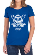 Adventure Time Skull Face Womens T-Shirt