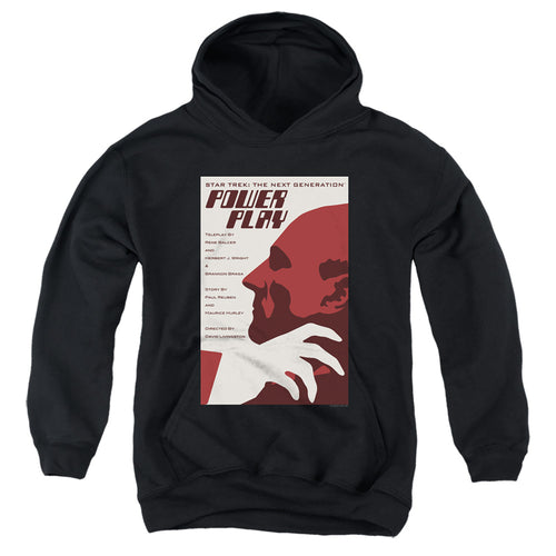 Star Trek Power Play Black Youth Hoodie
