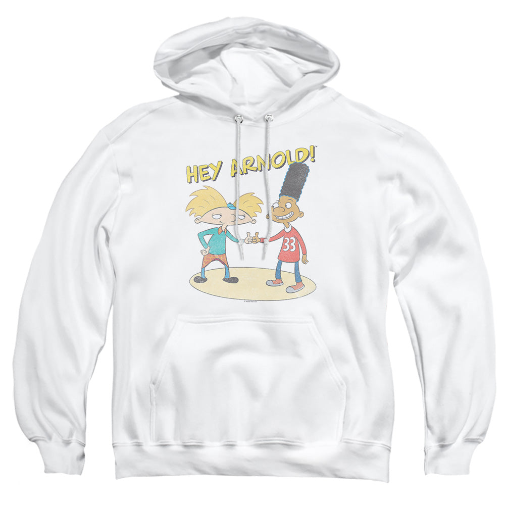 Hey Arnold And Gerald With Logo Pullover Hoodie