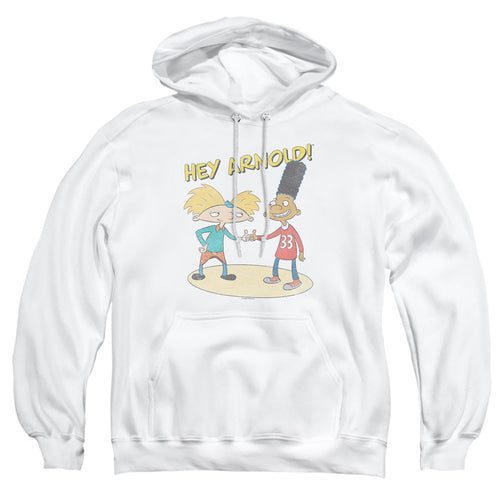 Hey Arnold And Gerald With Logo Pullover Hoodie