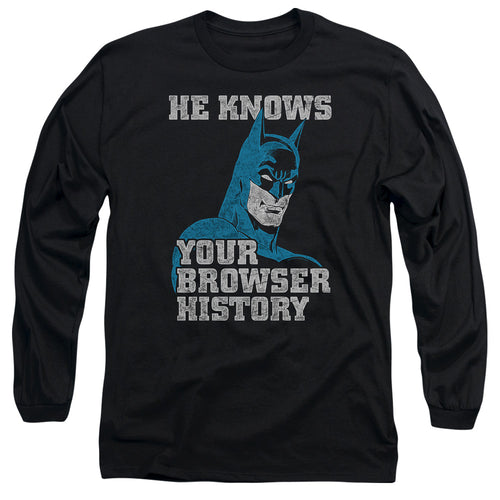 Batman Batman Knows Long Sleeve T-Shirt