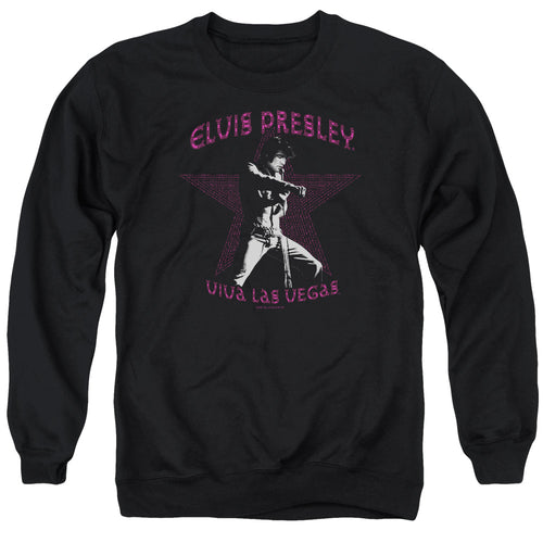 Elvis Presley Viva Las Vegas Star Crewneck Sweatshirt
