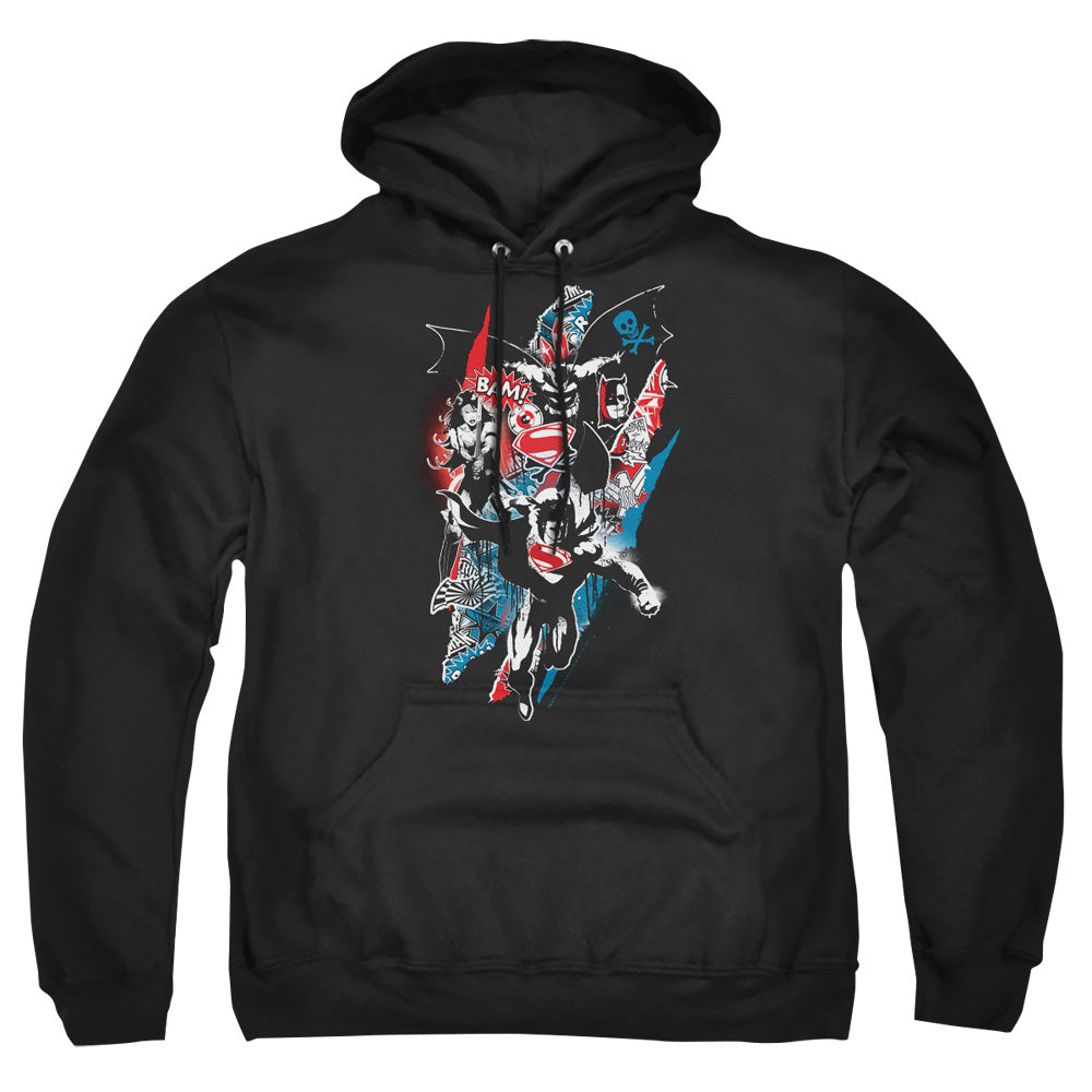 Batman v Superman Ripped Trio 2 Pullover Hoodie