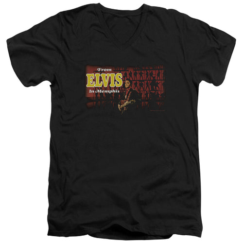 Elvis Presley From Elvis In Memphis V-Neck T-Shirt