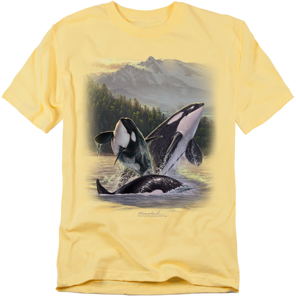 Wild Wings Breaching Orcas T-Shirt