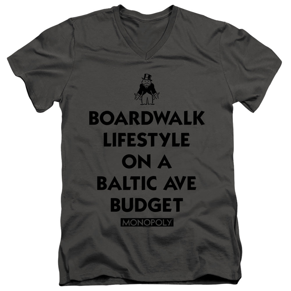 Monopoly Lifestyle vs Budget V-Neck T-Shirt