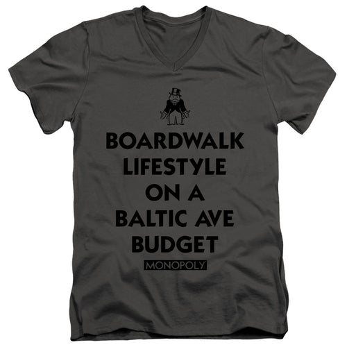 Monopoly Lifestyle vs Budget V-Neck T-Shirt