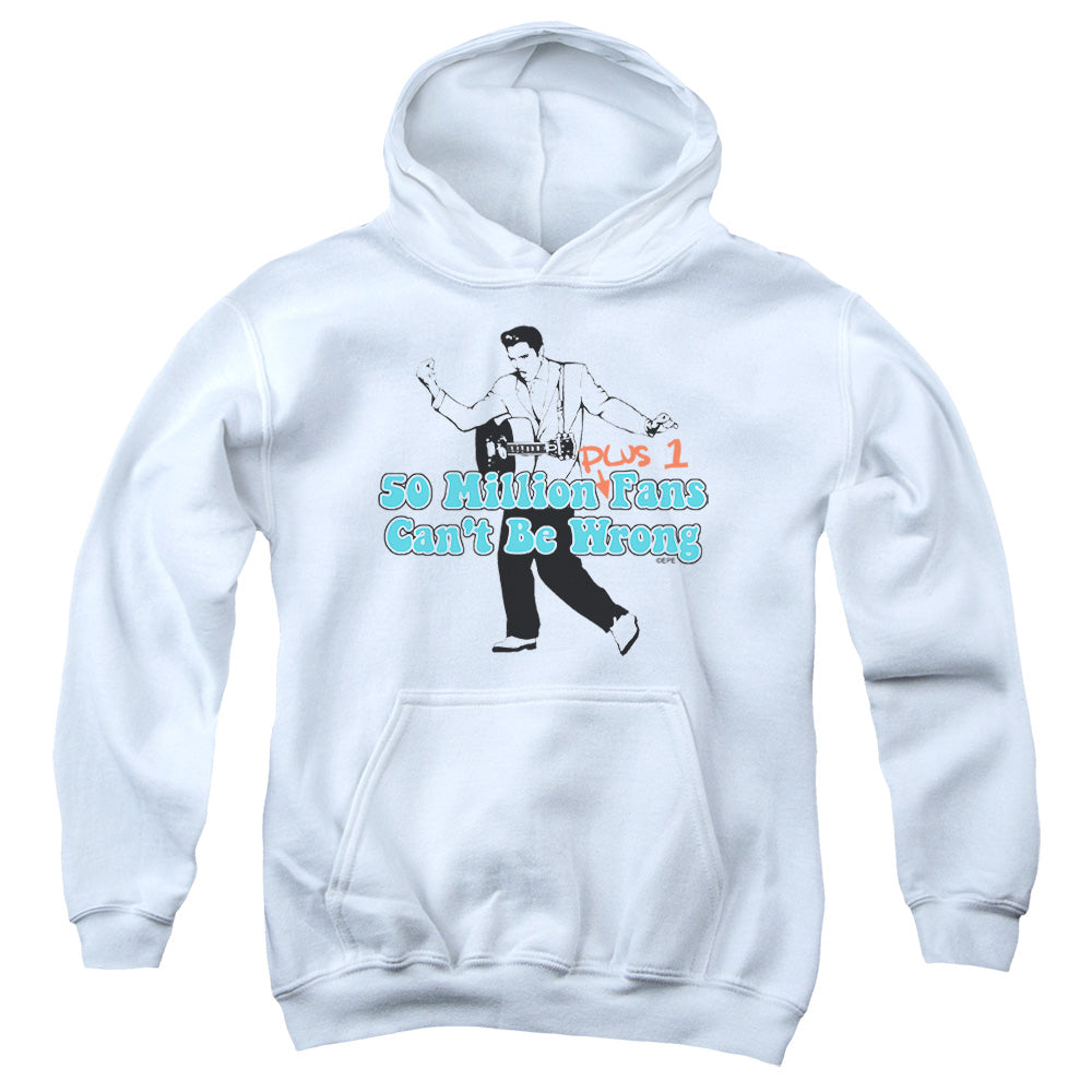 Elvis Presley 50 Million Fans Plus 1 Youth Hoodie