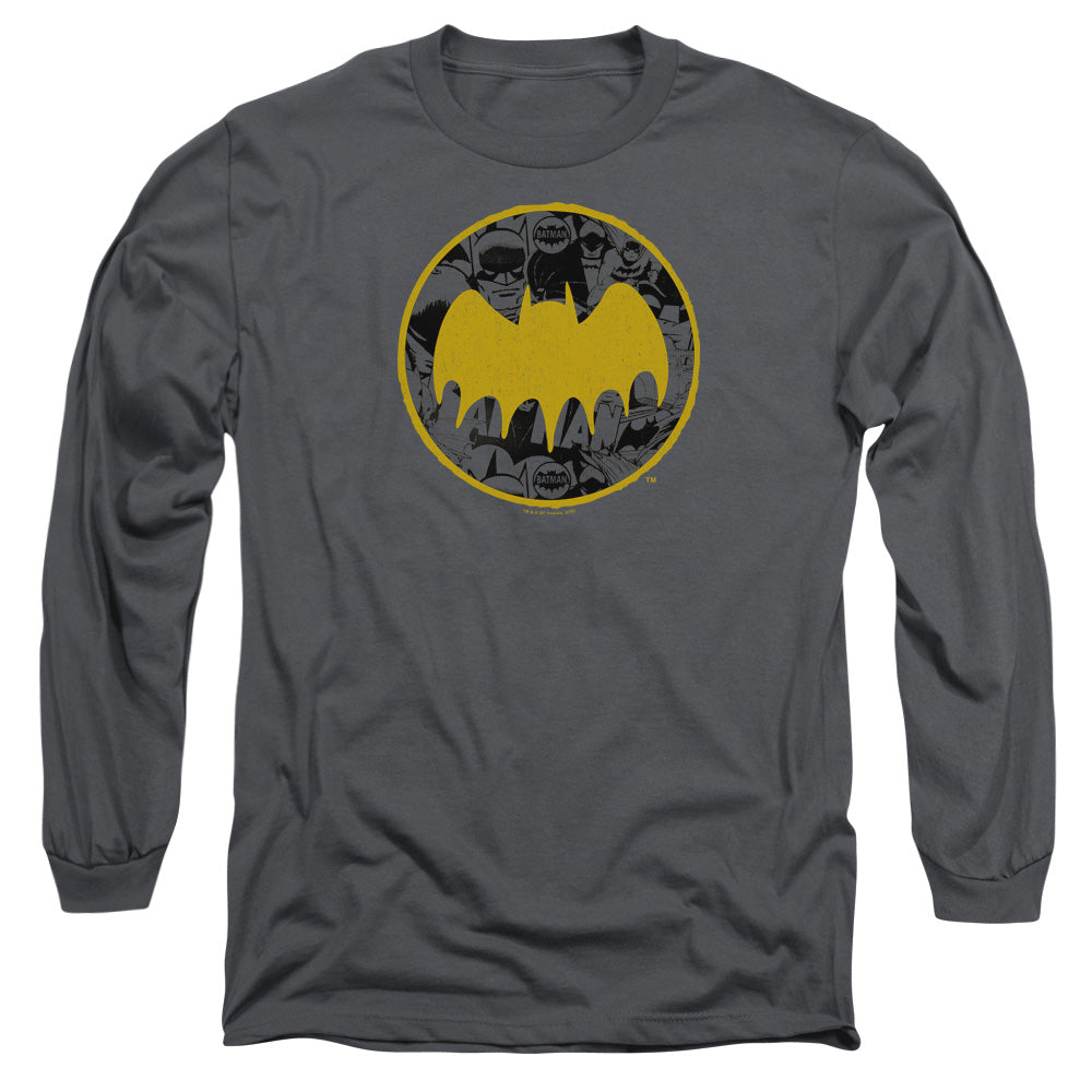 Batman Vintage Symbol Collage Long Sleeve T-Shirt