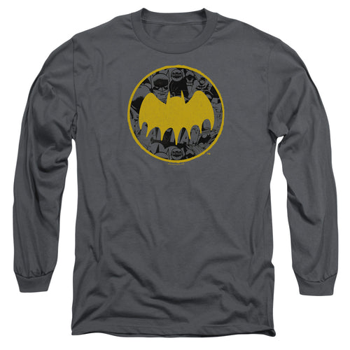 Batman Vintage Symbol Collage Long Sleeve T-Shirt