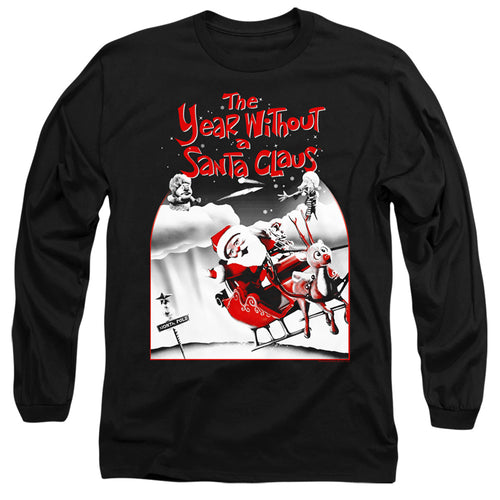 The Year Without a Santa Claus Santa Poster Long Sleeve T-Shirt