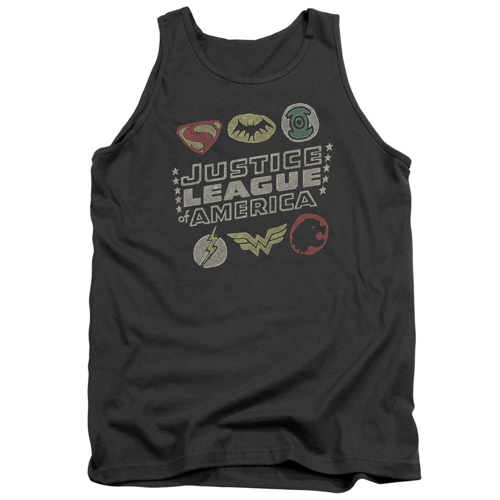 Justice League Symbols Tank Top