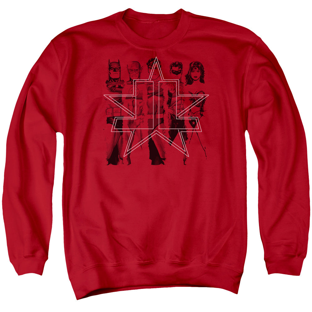 Justice League Five Stars Crewneck Sweatshirt