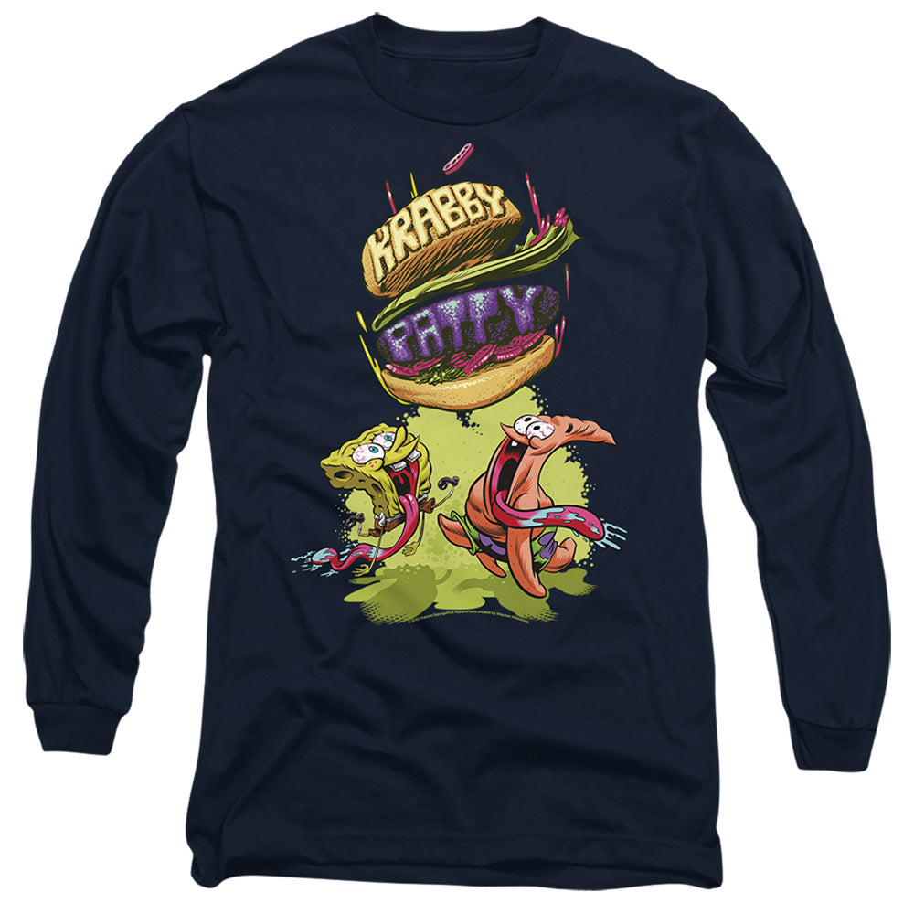 Spongebob Squarepants Krabby Patty From the Sky Long Sleeve T-Shirt