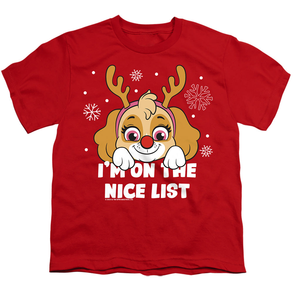 Paw Patrol Skye Nice Christmas List Youth/Toddler T-Shirt