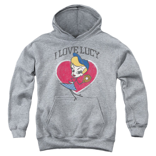 I Love Lucy Baseball Diva Youth Hoodie