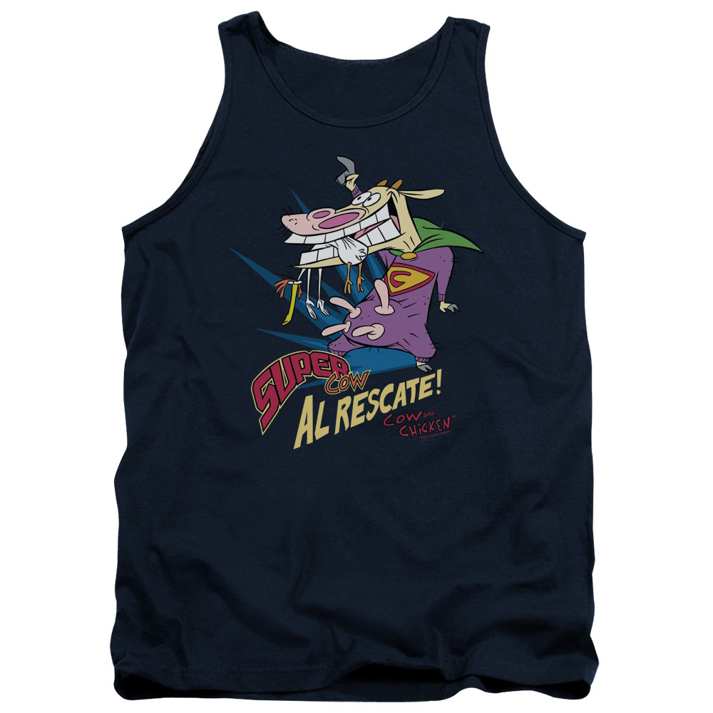 Cow and Chicken Super Cow Tank Top