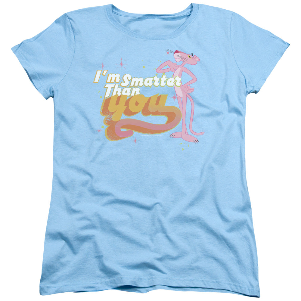 Pink Panther Smart Cat Womens T-Shirt