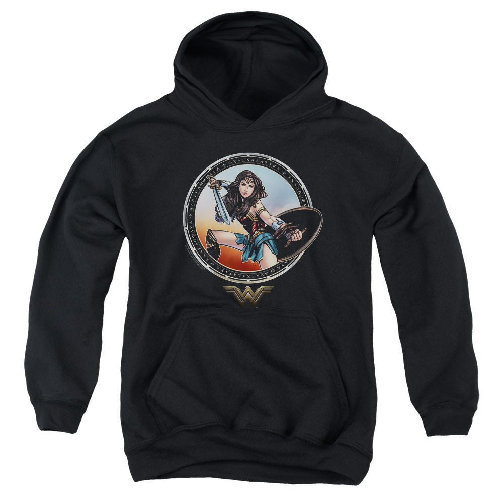 Wonder Woman (2017) Battle Pose Youth Hoodie