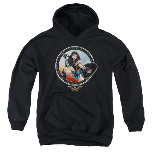 Wonder Woman (2017) Battle Pose Youth Hoodie