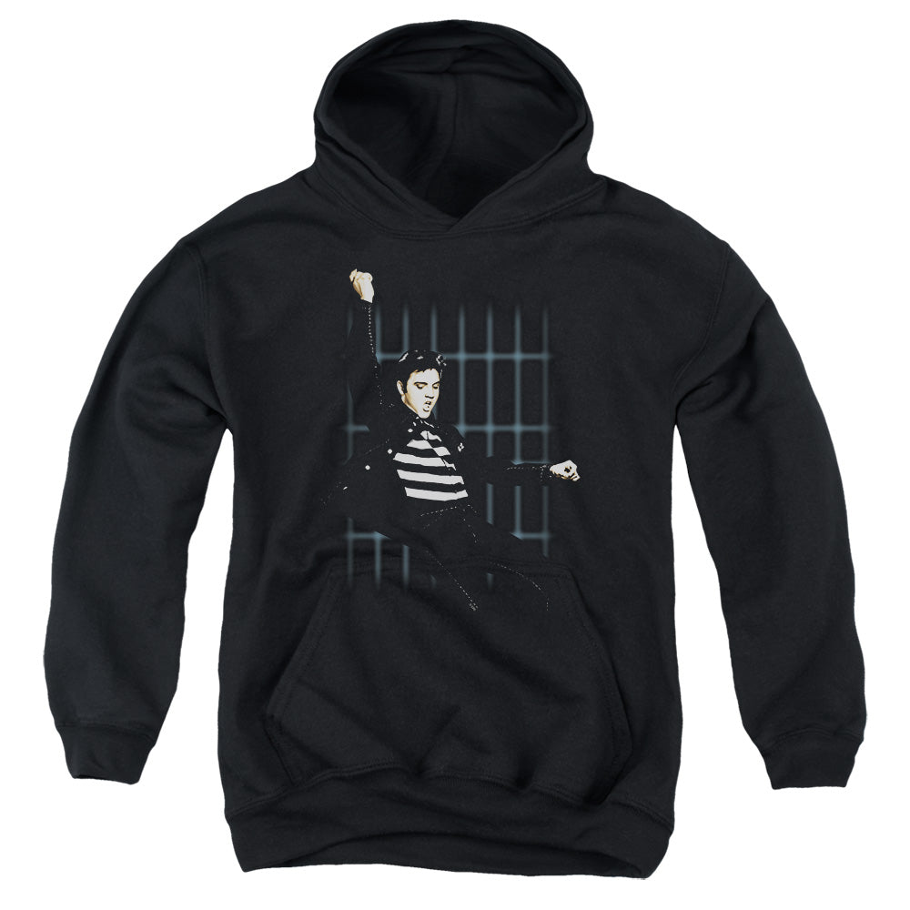 Elvis Presley Blue Bars Youth Hoodie