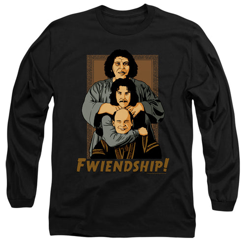 The Princess Bride Fwiendship Black Long Sleeve T-Shirt