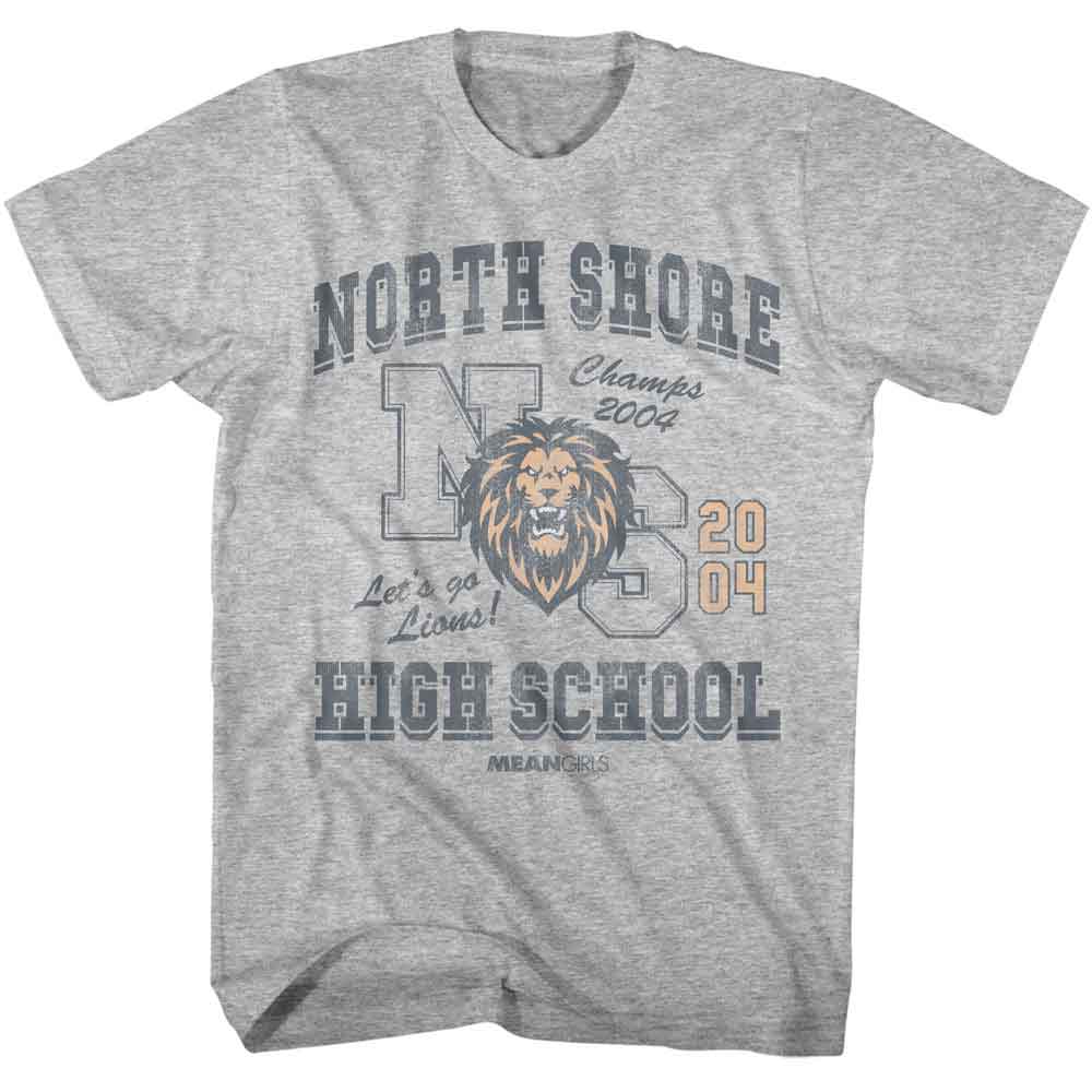 North Shore High Mean Girls t-shirt in gray heather