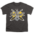 Harry Potter Hufflepuff Broomstick Badger Logo Youth/Toddler T-Shirt