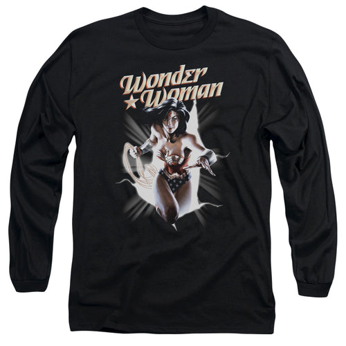 Wonder Woman WW Break Out Long Sleeve T-Shirt