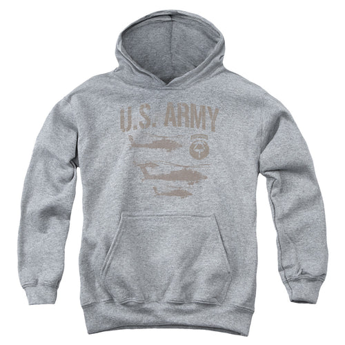US Army Airborne Helicopters Youth Hoodie